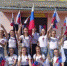 В День Государственного флага Российской Федерации в Унече состоялся флешмоб - Унечская газета