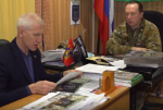 Депутат Госдумы Олег Матыцин посетил взводно-опорный пункт «БАРС-Брянск»