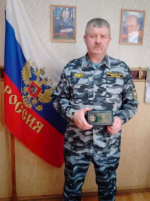 Сотрудник стрелково-пожарной команды ст. Унеча награждён знаком отличия
