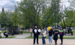 Сотрудники линейного отдела полиции на станции Унеча присоединились к Всероссийской акции «Георгиевская ленточка»