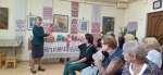 В студии Ассоциации Унечских художников «Родники» открылась выставка «Бабушкин рушник»