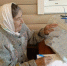 В Унече 95-летняя труженица тыла Анастасия Ивановна Семченко приняла участие в голосовании на дому - Унечская газета